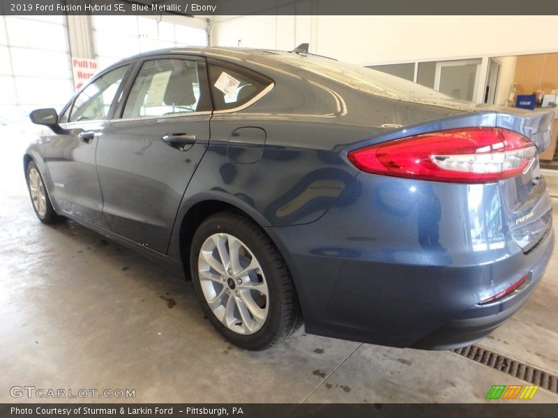 Blue Metallic / Ebony 2019 Ford Fusion Hybrid SE