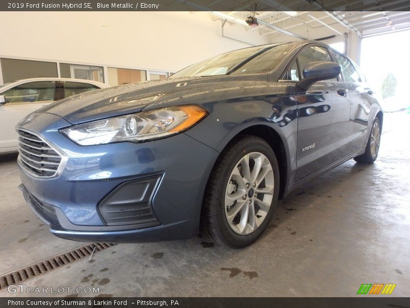 Blue Metallic / Ebony 2019 Ford Fusion Hybrid SE