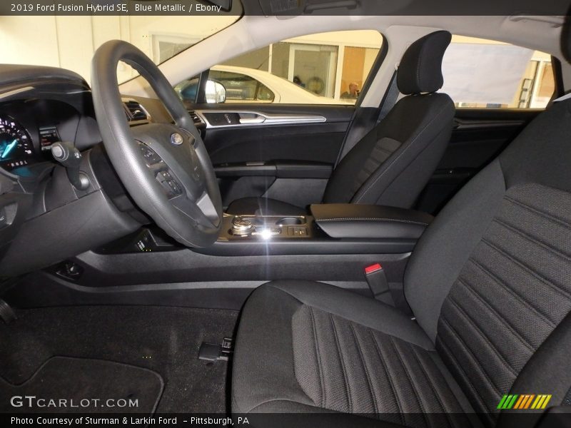 Blue Metallic / Ebony 2019 Ford Fusion Hybrid SE