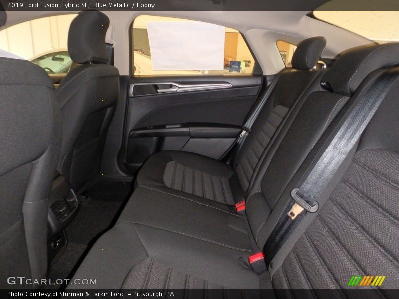 Blue Metallic / Ebony 2019 Ford Fusion Hybrid SE
