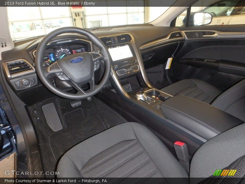 Blue Metallic / Ebony 2019 Ford Fusion Hybrid SE
