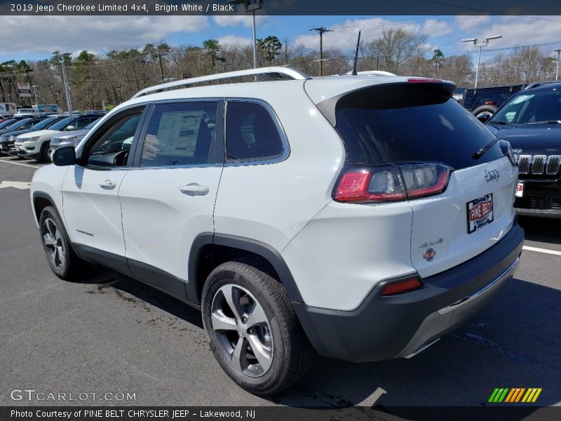 Bright White / Black 2019 Jeep Cherokee Limited 4x4