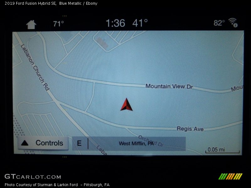 Blue Metallic / Ebony 2019 Ford Fusion Hybrid SE
