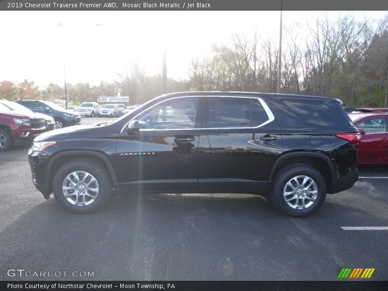 Mosaic Black Metallic / Jet Black 2019 Chevrolet Traverse Premier AWD