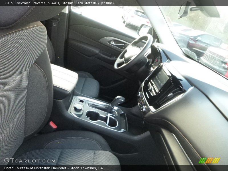 Mosaic Black Metallic / Jet Black 2019 Chevrolet Traverse LS AWD