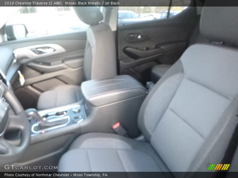 Mosaic Black Metallic / Jet Black 2019 Chevrolet Traverse LS AWD