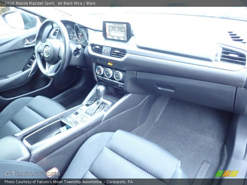 Jet Black Mica / Black 2016 Mazda Mazda6 Sport