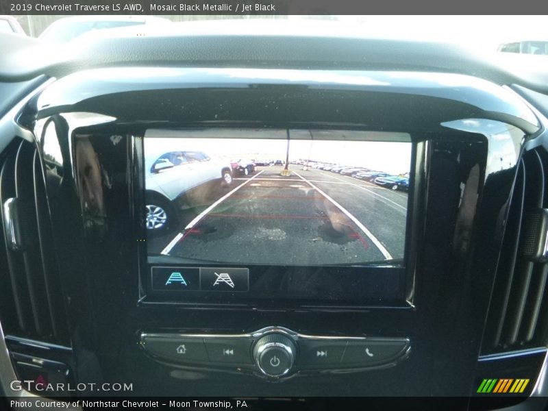 Mosaic Black Metallic / Jet Black 2019 Chevrolet Traverse LS AWD