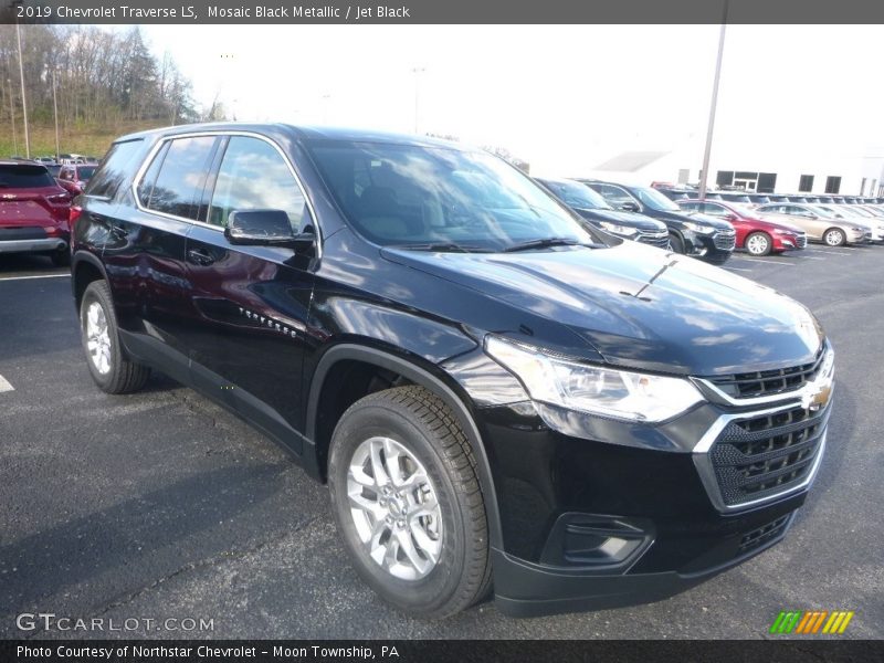 Mosaic Black Metallic / Jet Black 2019 Chevrolet Traverse LS