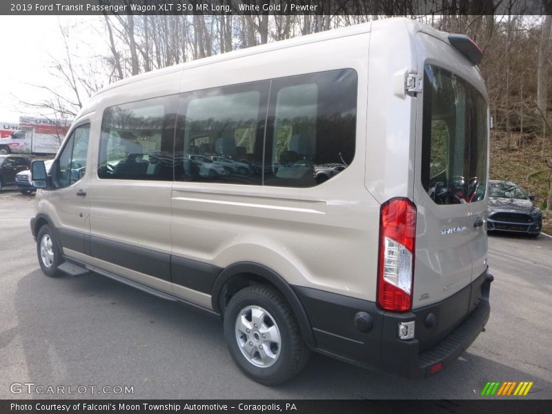  2019 Transit Passenger Wagon XLT 350 MR Long White Gold