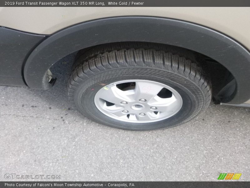 White Gold / Pewter 2019 Ford Transit Passenger Wagon XLT 350 MR Long