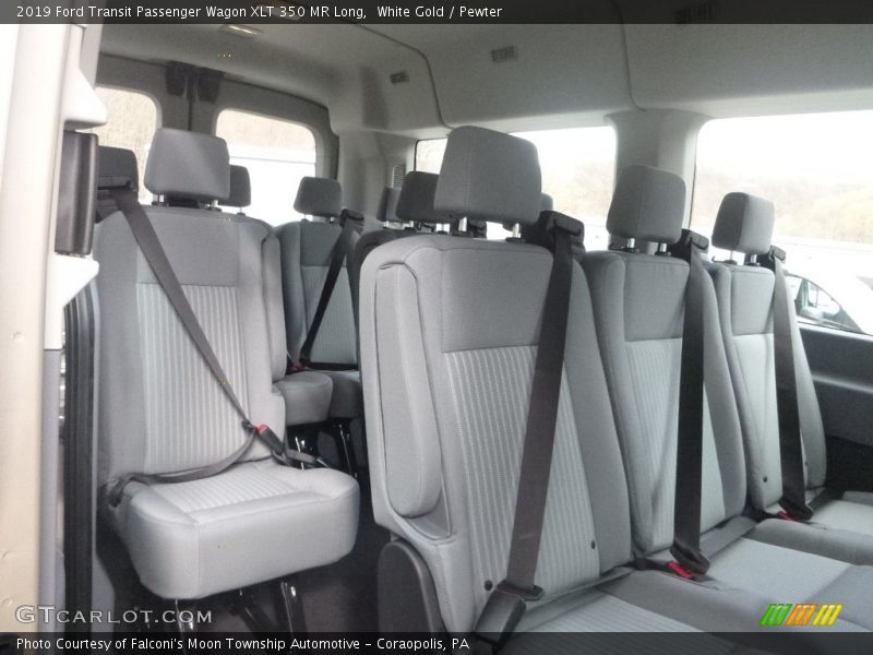 Rear Seat of 2019 Transit Passenger Wagon XLT 350 MR Long