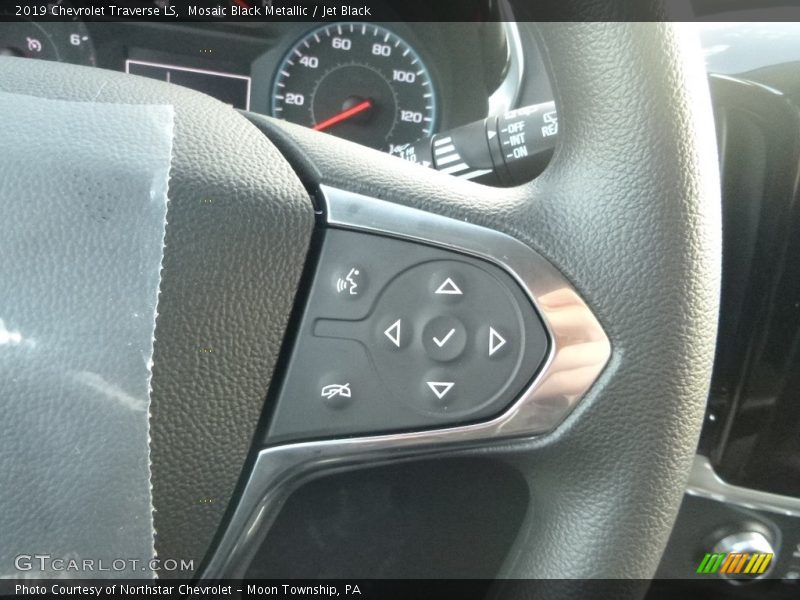 Mosaic Black Metallic / Jet Black 2019 Chevrolet Traverse LS