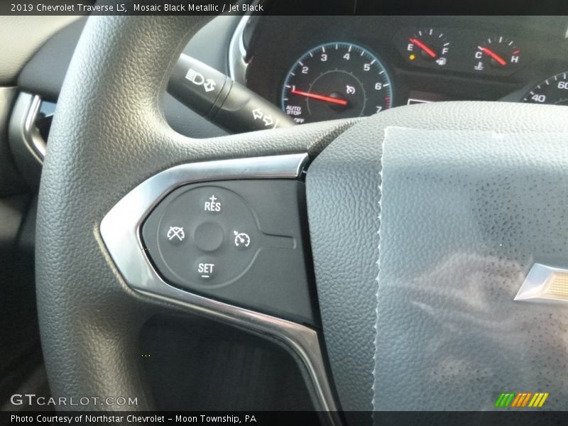Mosaic Black Metallic / Jet Black 2019 Chevrolet Traverse LS