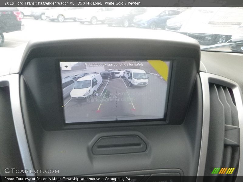 White Gold / Pewter 2019 Ford Transit Passenger Wagon XLT 350 MR Long