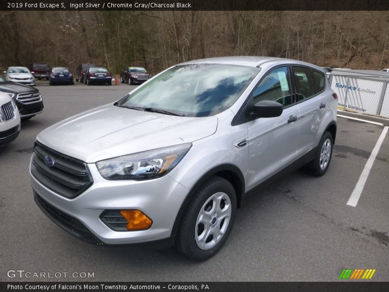 Ingot Silver / Chromite Gray/Charcoal Black 2019 Ford Escape S