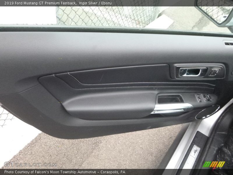Ingot Silver / Ebony 2019 Ford Mustang GT Premium Fastback