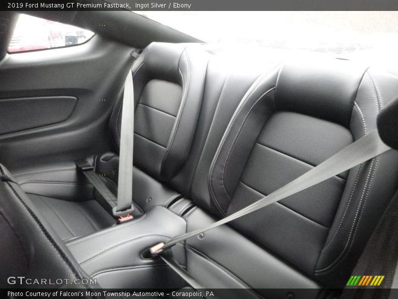 Rear Seat of 2019 Mustang GT Premium Fastback