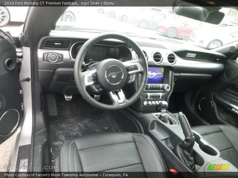  2019 Mustang GT Premium Fastback Ebony Interior