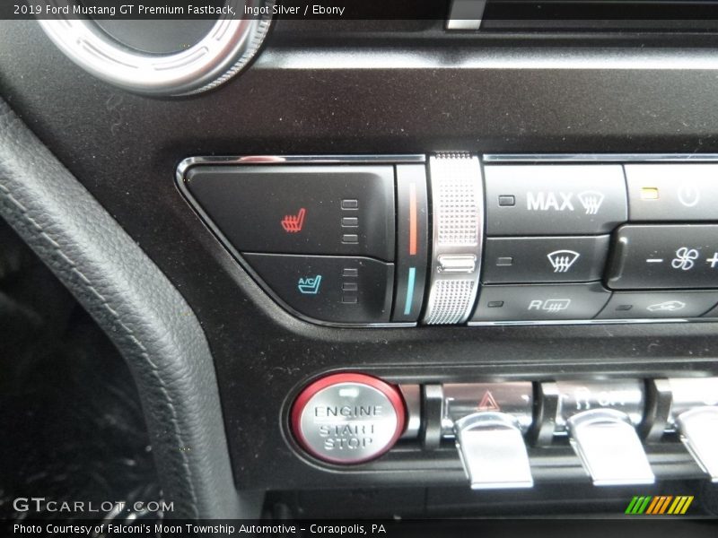 Controls of 2019 Mustang GT Premium Fastback