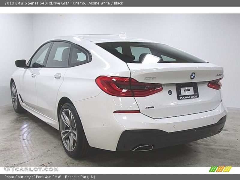 Alpine White / Black 2018 BMW 6 Series 640i xDrive Gran Turismo