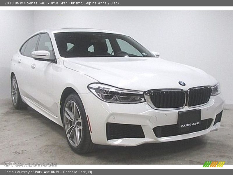 Alpine White / Black 2018 BMW 6 Series 640i xDrive Gran Turismo