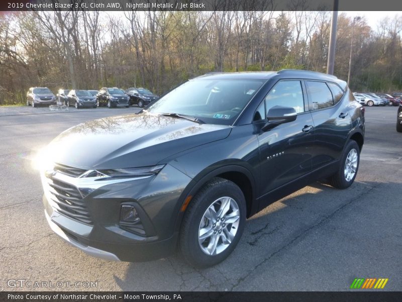 Nightfall Metallic / Jet Black 2019 Chevrolet Blazer 3.6L Cloth AWD