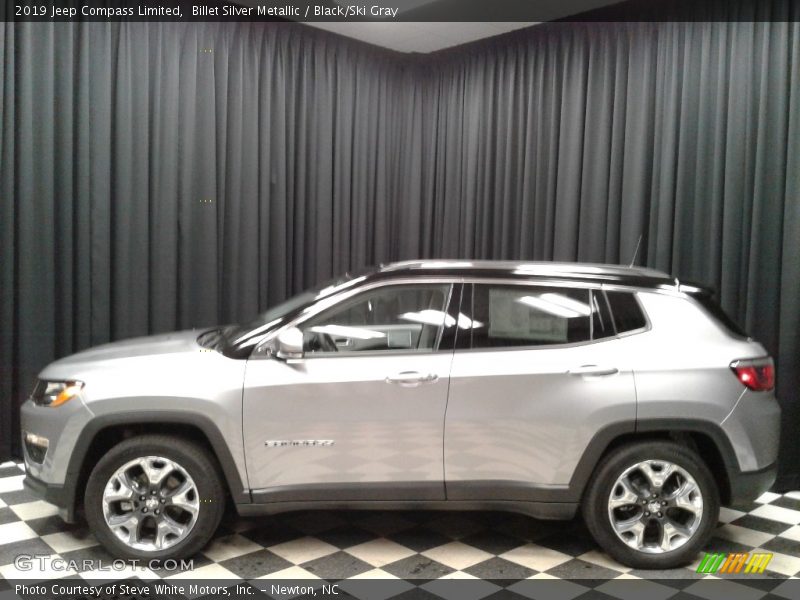 Billet Silver Metallic / Black/Ski Gray 2019 Jeep Compass Limited