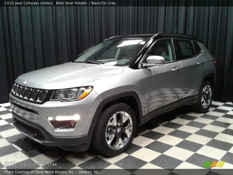 Billet Silver Metallic / Black/Ski Gray 2019 Jeep Compass Limited