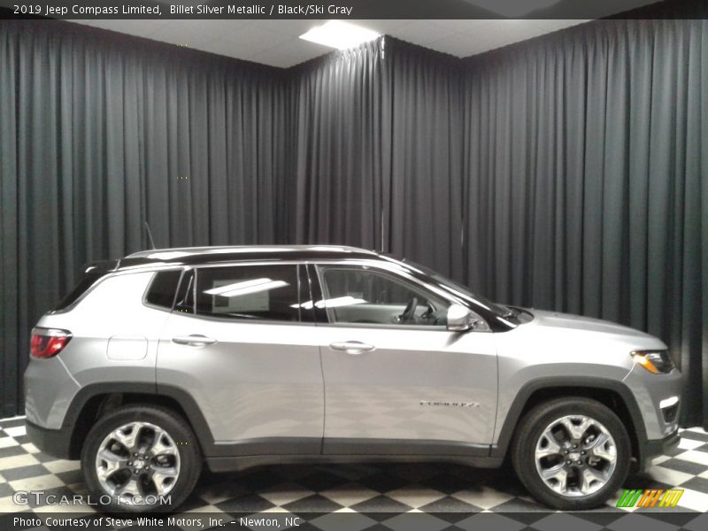 Billet Silver Metallic / Black/Ski Gray 2019 Jeep Compass Limited