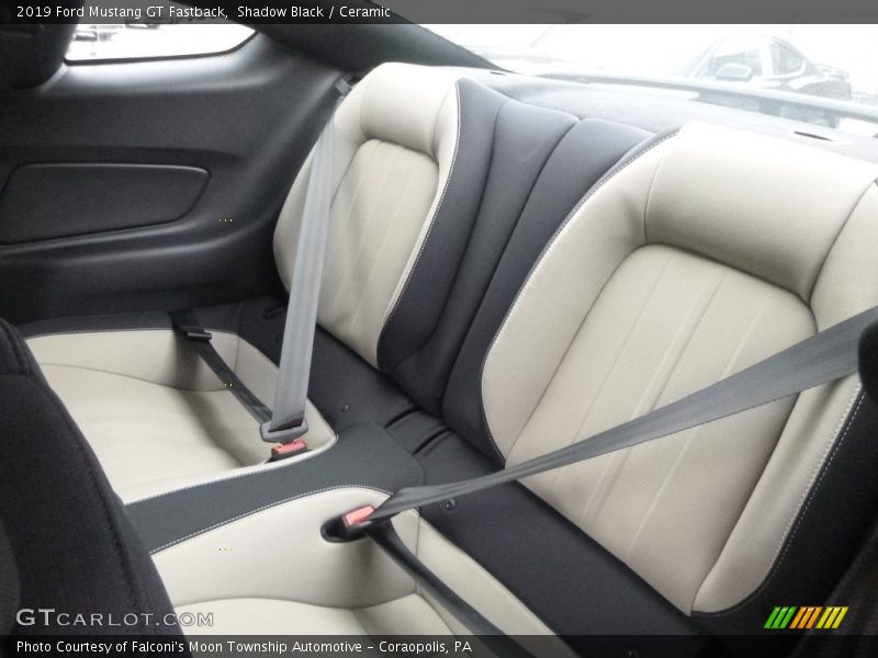 Rear Seat of 2019 Mustang GT Fastback