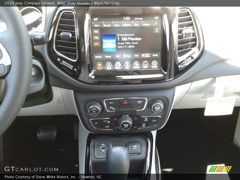 Billet Silver Metallic / Black/Ski Gray 2019 Jeep Compass Limited