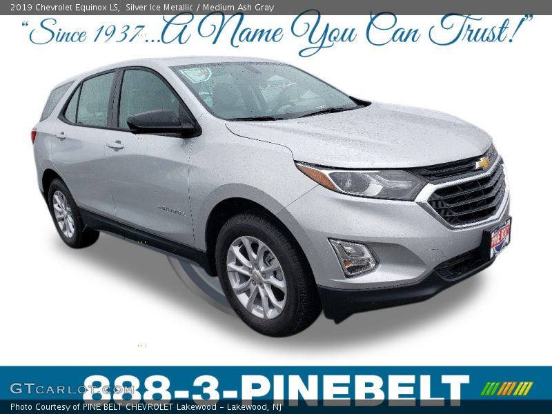 Silver Ice Metallic / Medium Ash Gray 2019 Chevrolet Equinox LS