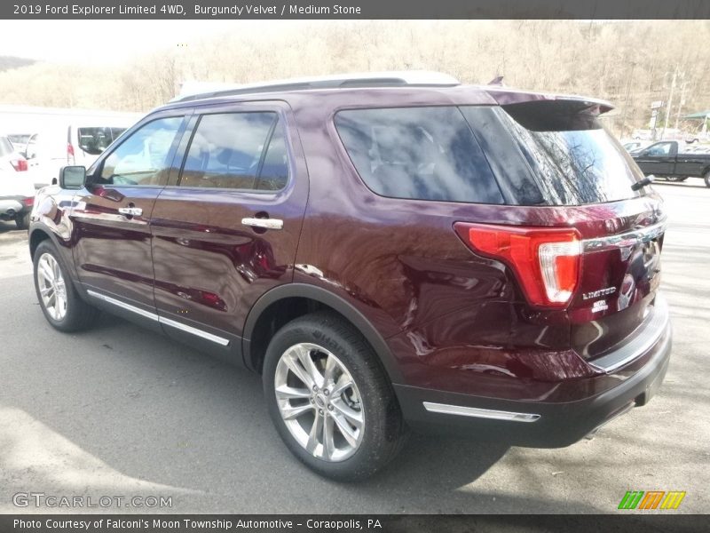 Burgundy Velvet / Medium Stone 2019 Ford Explorer Limited 4WD