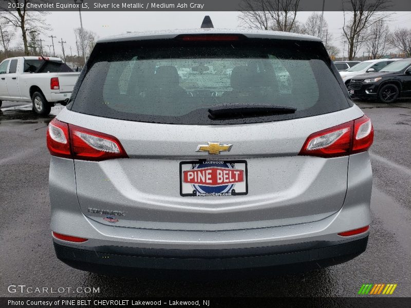 Silver Ice Metallic / Medium Ash Gray 2019 Chevrolet Equinox LS