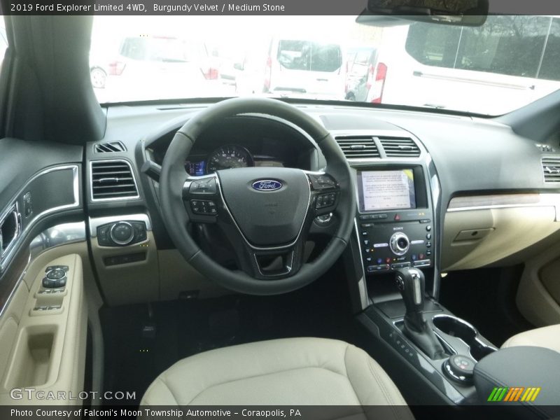 Burgundy Velvet / Medium Stone 2019 Ford Explorer Limited 4WD