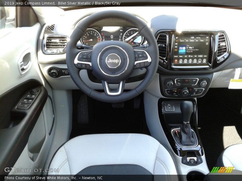 Billet Silver Metallic / Black/Ski Gray 2019 Jeep Compass Limited