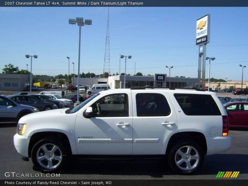 Summit White / Dark Titanium/Light Titanium 2007 Chevrolet Tahoe LT 4x4