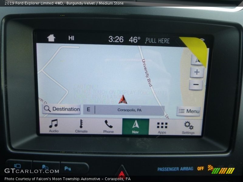 Burgundy Velvet / Medium Stone 2019 Ford Explorer Limited 4WD