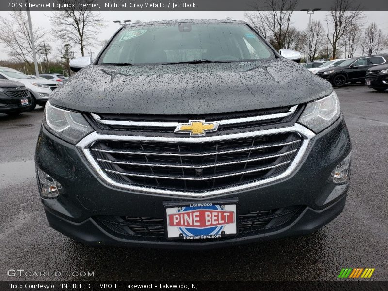 Nightfall Gray Metallic / Jet Black 2019 Chevrolet Equinox Premier