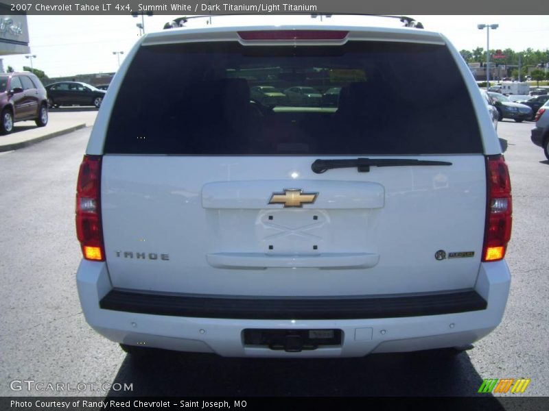 Summit White / Dark Titanium/Light Titanium 2007 Chevrolet Tahoe LT 4x4