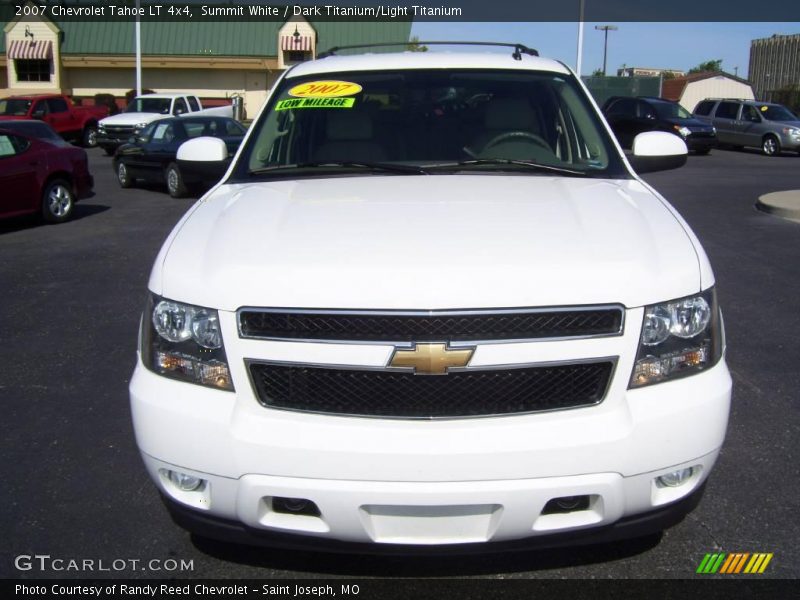 Summit White / Dark Titanium/Light Titanium 2007 Chevrolet Tahoe LT 4x4