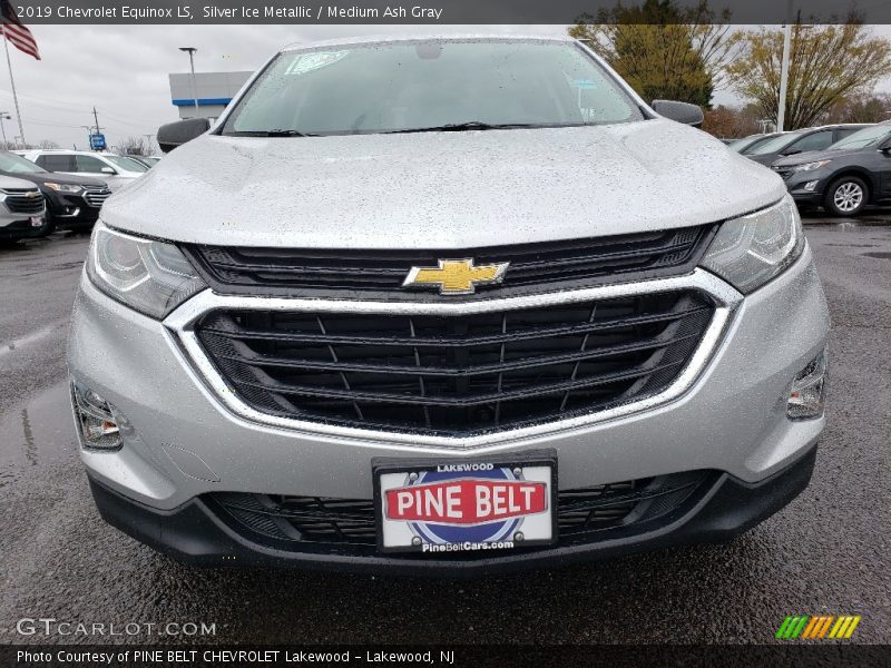 Silver Ice Metallic / Medium Ash Gray 2019 Chevrolet Equinox LS