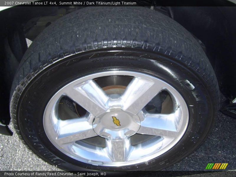 Summit White / Dark Titanium/Light Titanium 2007 Chevrolet Tahoe LT 4x4