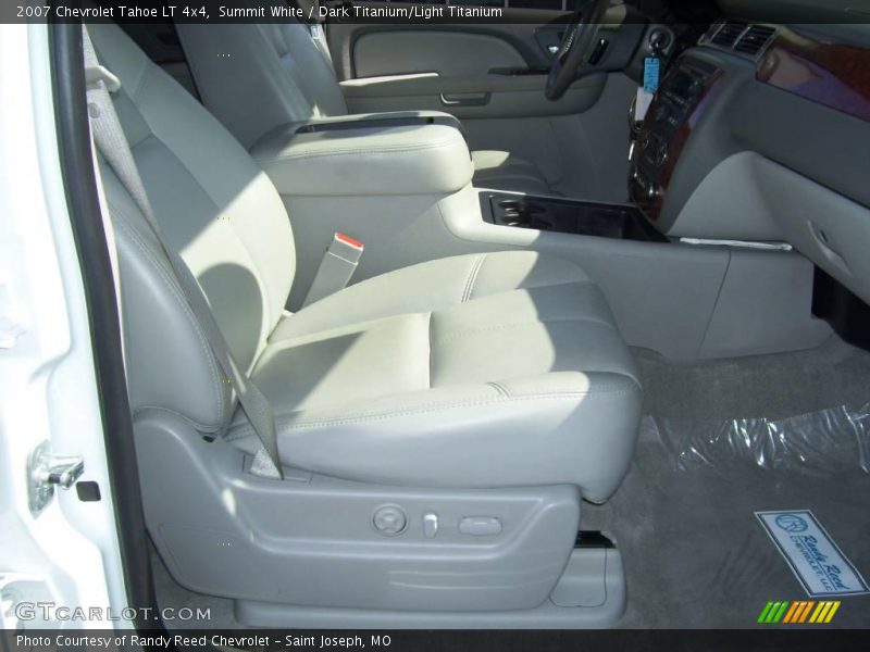 Summit White / Dark Titanium/Light Titanium 2007 Chevrolet Tahoe LT 4x4