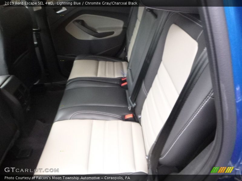 Lightning Blue / Chromite Gray/Charcoal Black 2019 Ford Escape SEL 4WD