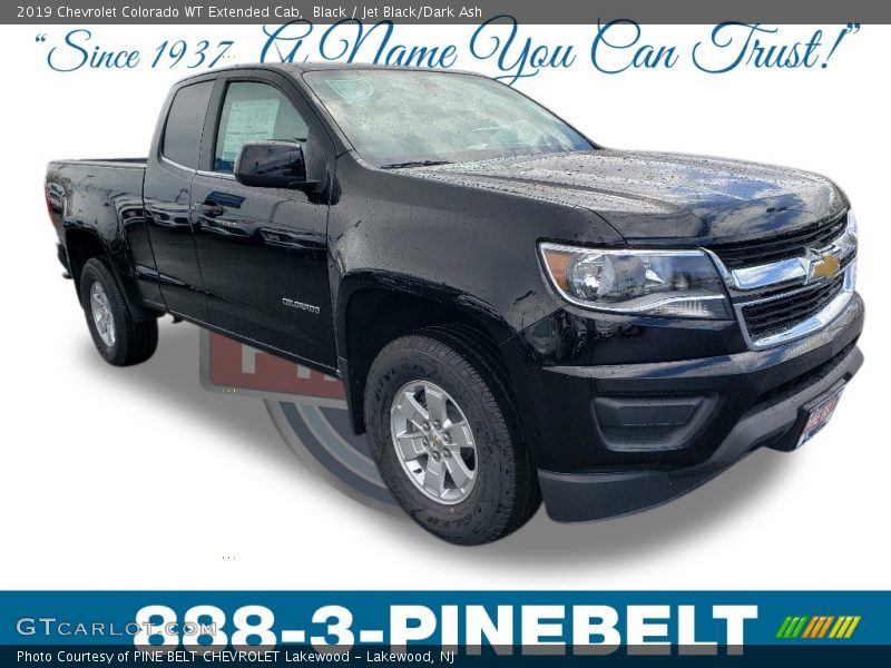 Black / Jet Black/Dark Ash 2019 Chevrolet Colorado WT Extended Cab