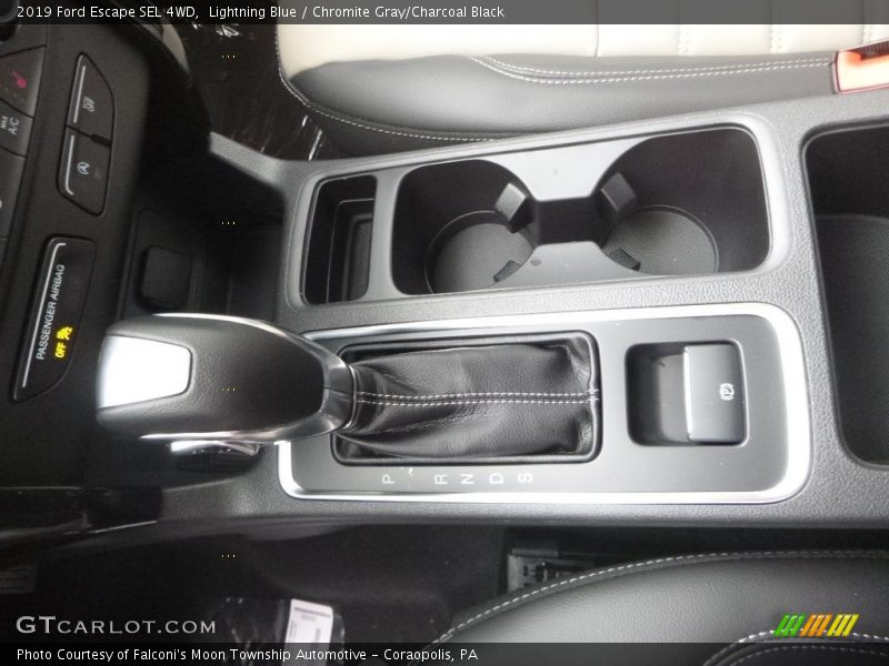 Lightning Blue / Chromite Gray/Charcoal Black 2019 Ford Escape SEL 4WD