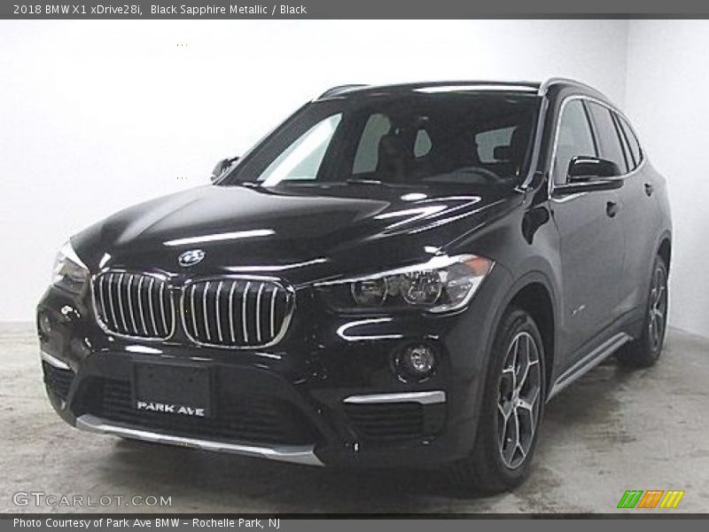 Black Sapphire Metallic / Black 2018 BMW X1 xDrive28i