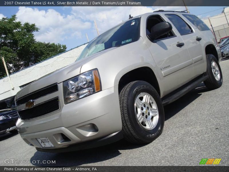 Silver Birch Metallic / Dark Titanium/Light Titanium 2007 Chevrolet Tahoe LS 4x4